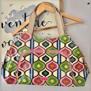 Franco Sarto patent tote purse